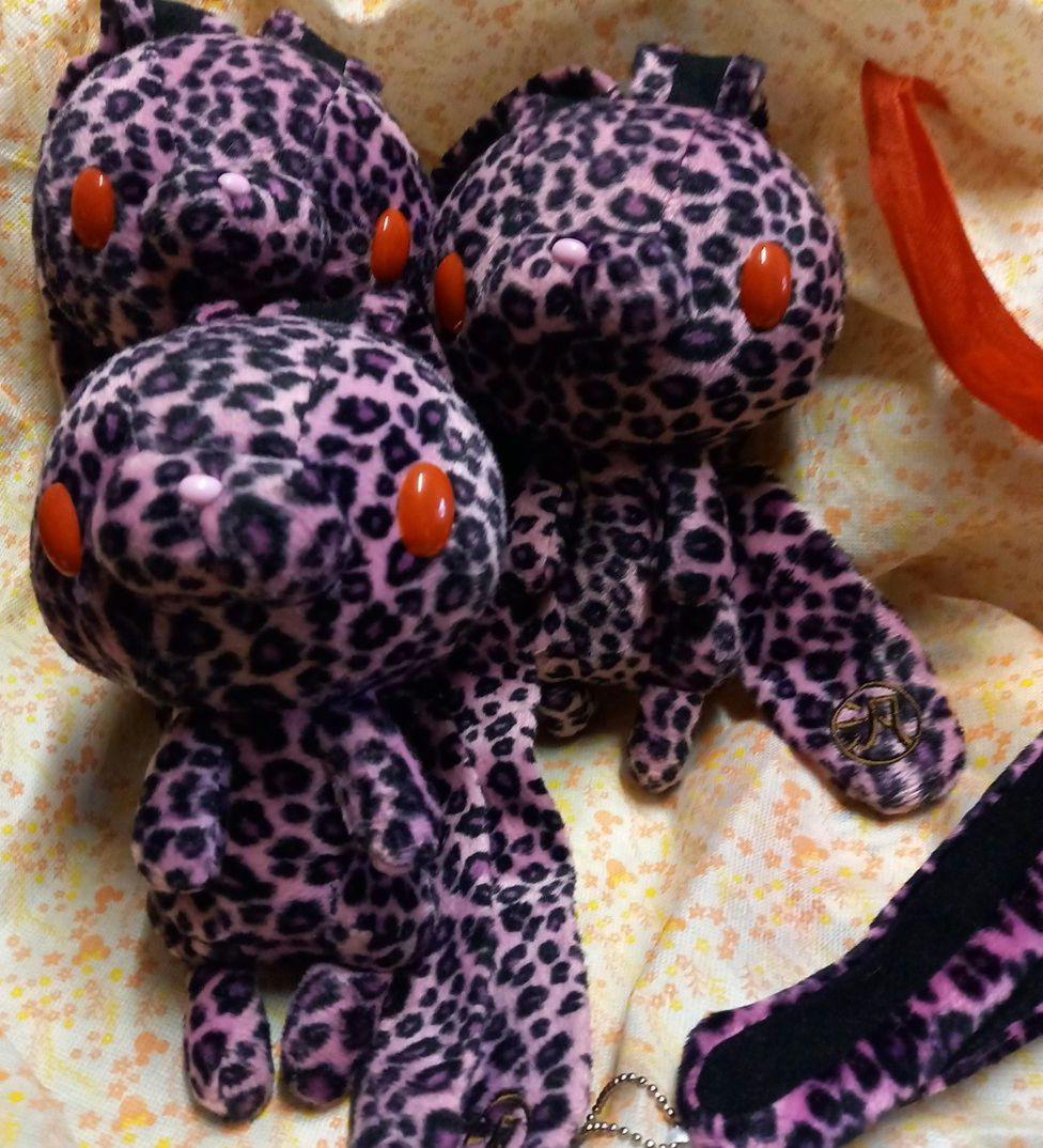 レア☆汎用うさぎ☆パンサーぬいぐるみ&マスコットキーホルダー4点セット☆