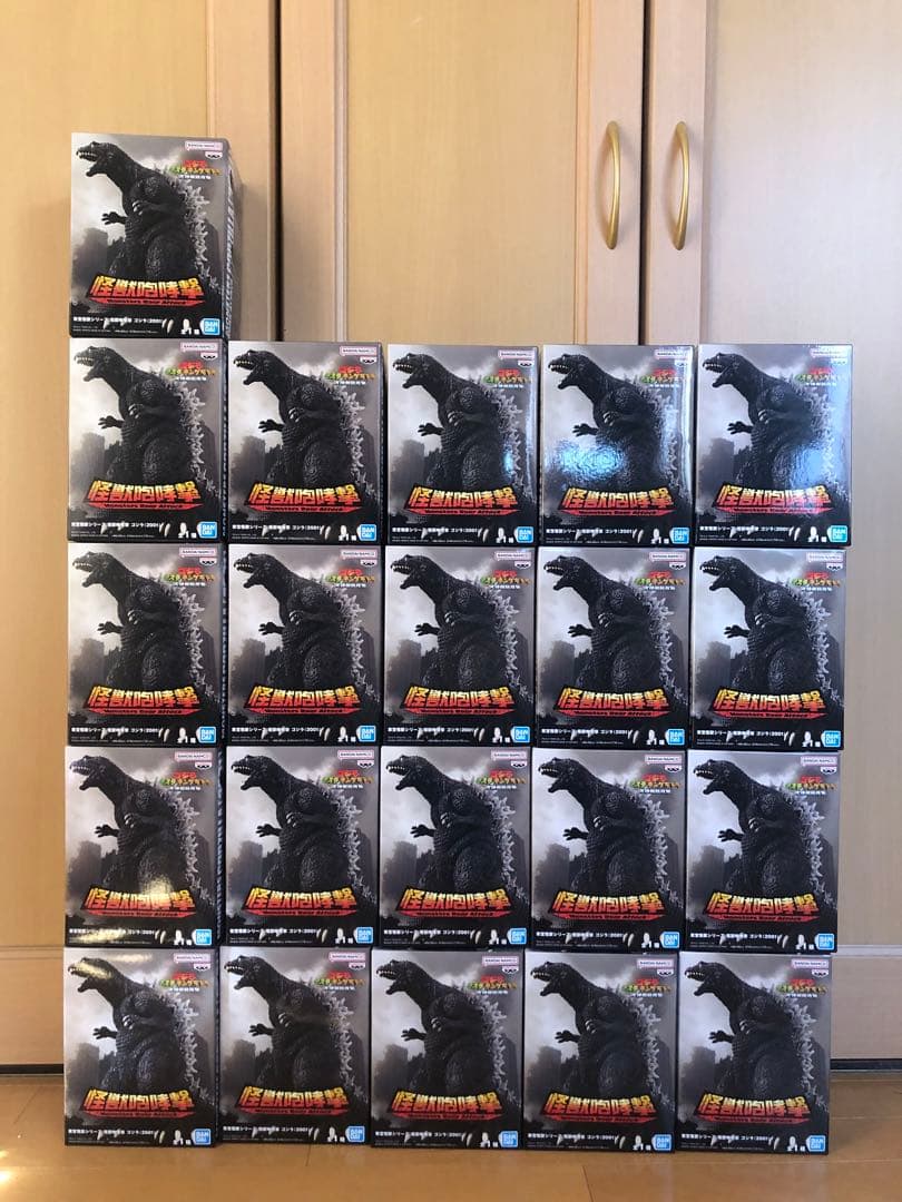 東宝怪獣シリーズ 怪獣咆哮撃 ゴジラ（2001） フィギュア　21個セット！