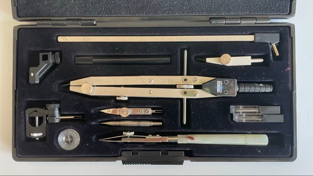 ［美術］烏口セット　UCHIDA 12品組み