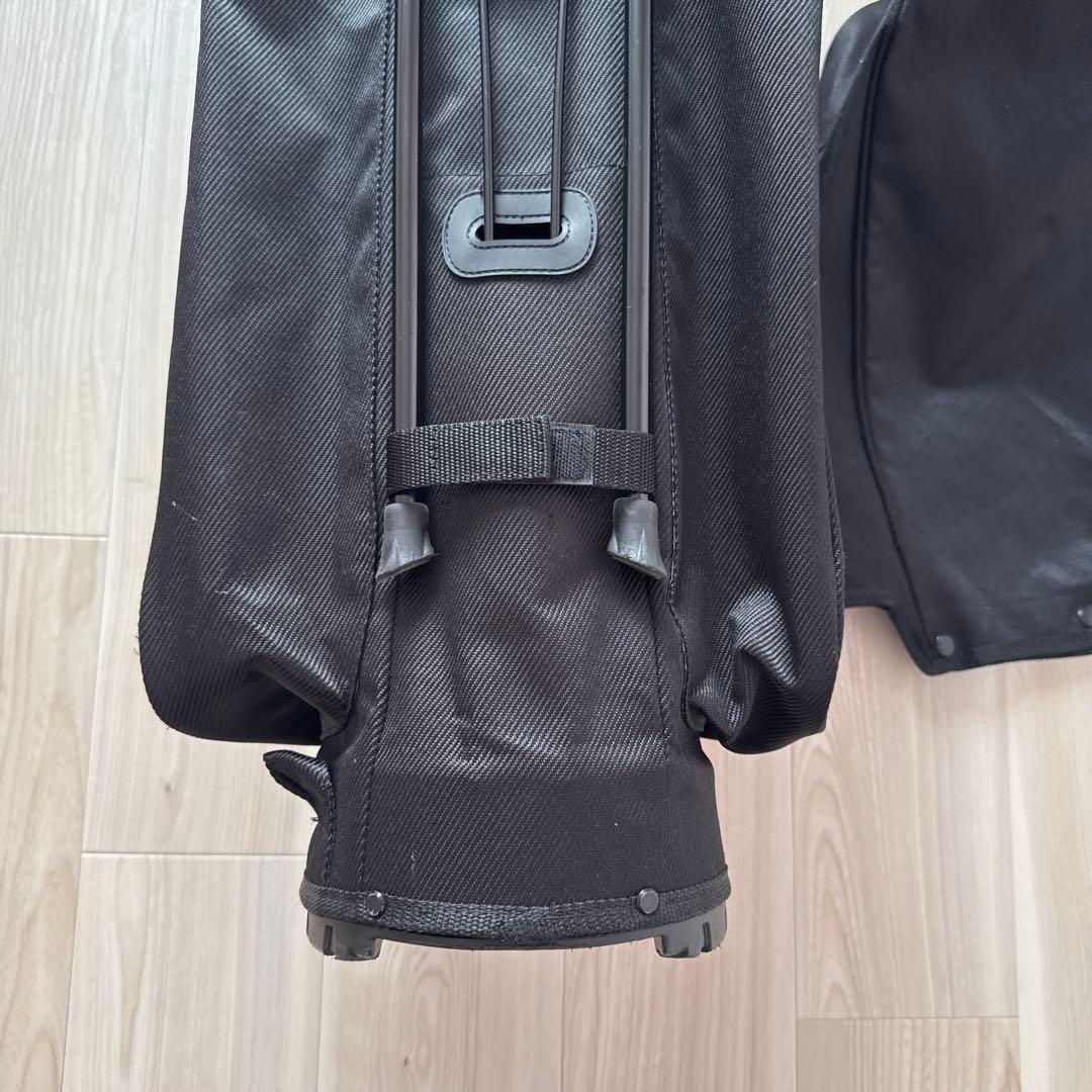 【ラウンド1回】パーリーゲイツ　キャディバッグ　黒　ブラック　軽量　スタンド式