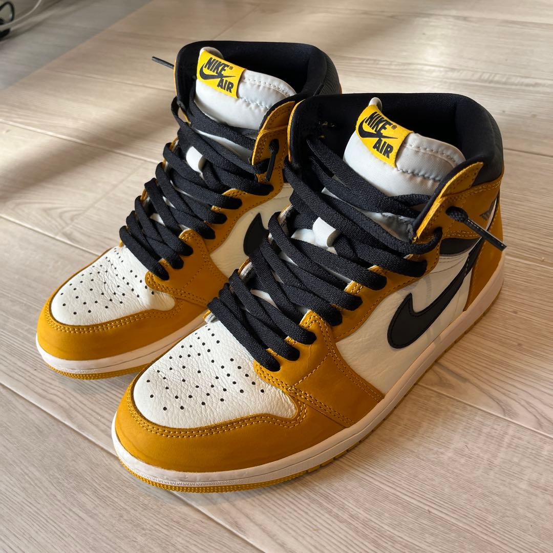ナイキ エアジョーダン1 レトロ ハイ OG イエローオークル 26.5cm