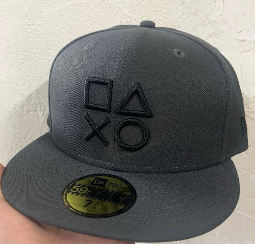 ⭐️新品未使用 ニューエラ⭐️PlayStation ダークグラファイト7 3/4