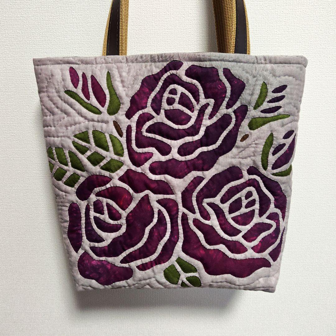 ハンドメイド ハワイアンキルトバッグ