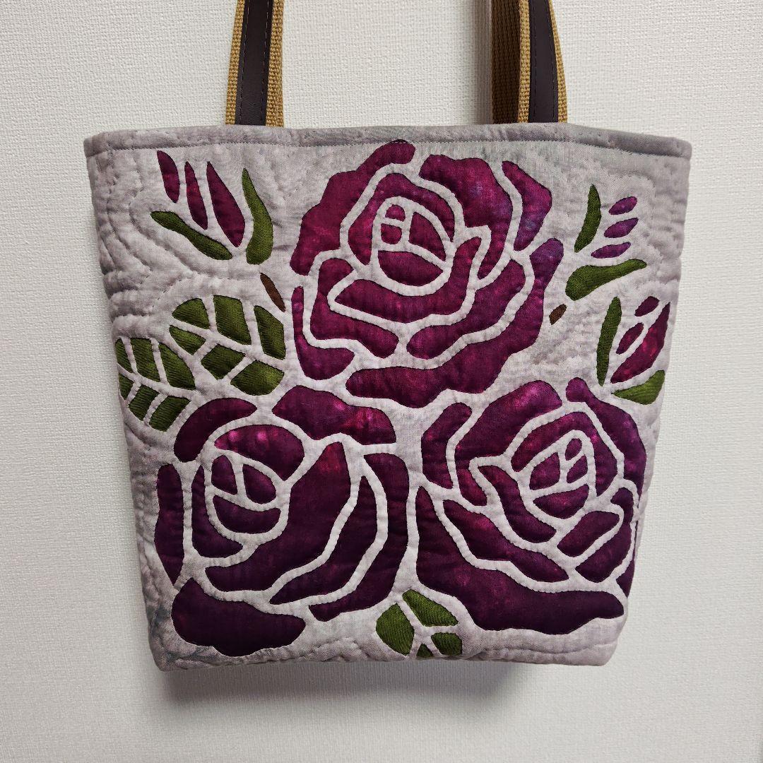 ハンドメイド ハワイアンキルトバッグ
