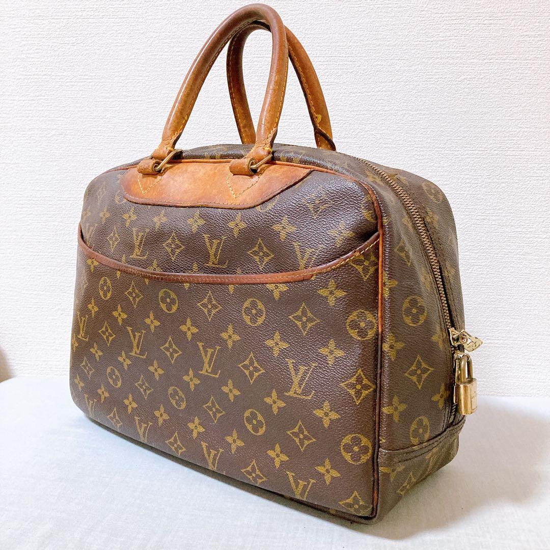 343 ルイヴィトン モノグラム　ドーヴィル　ハンドバッグ