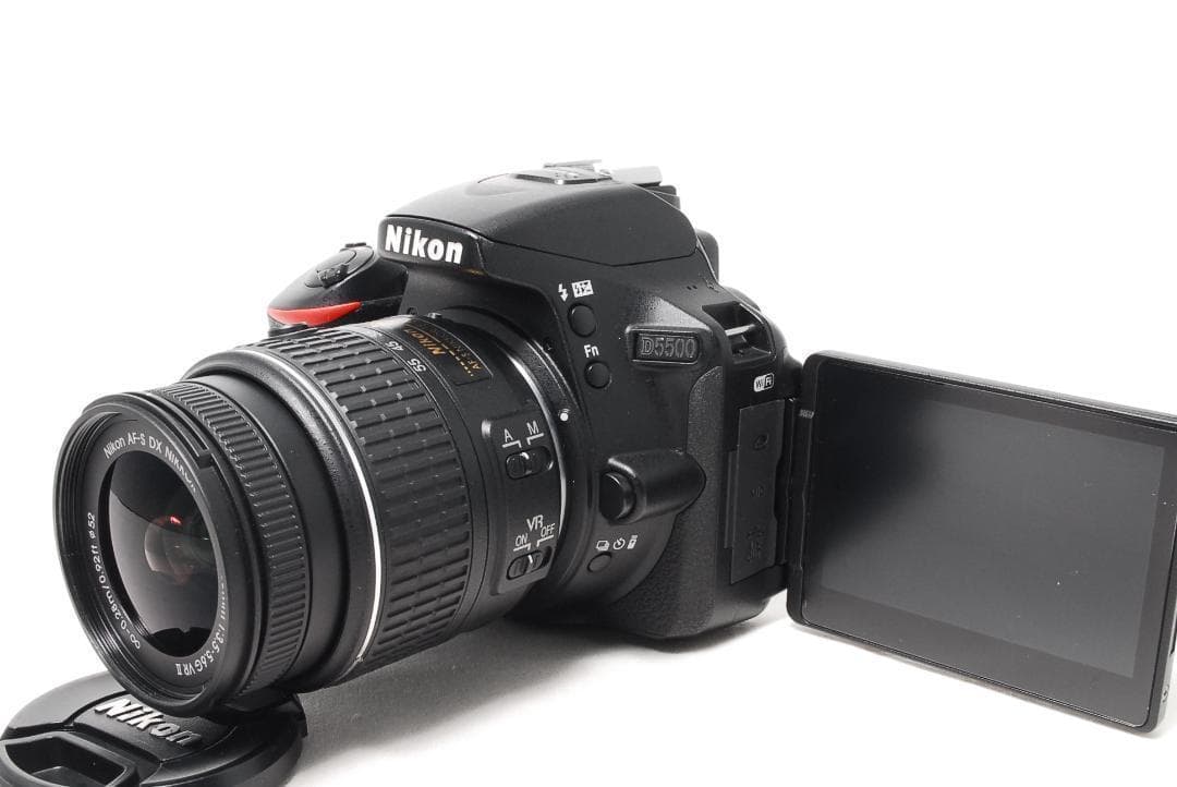 美品★自撮り　Wi-Fi　Nikon D5500　ガイドブック付 レンズキット