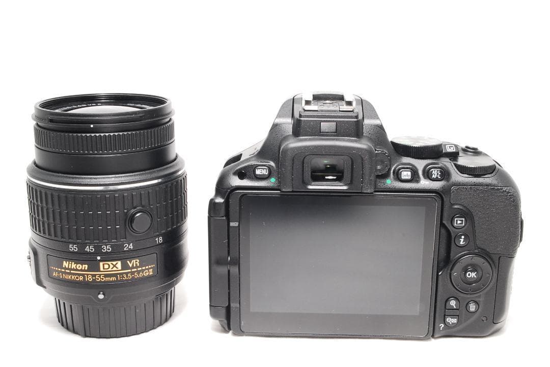 美品★自撮り　Wi-Fi　Nikon D5500　ガイドブック付 レンズキット