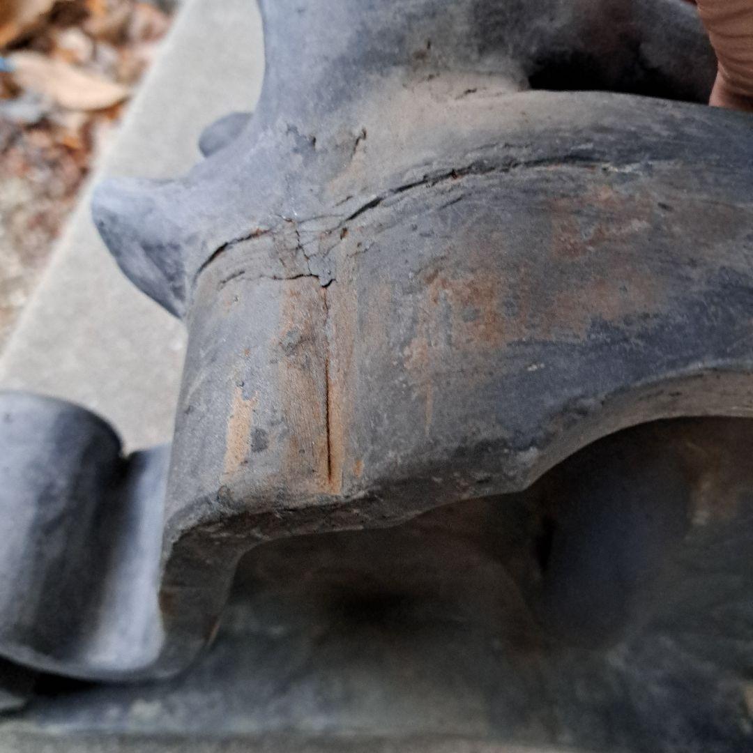 鬼瓦　魔よけ　年代物