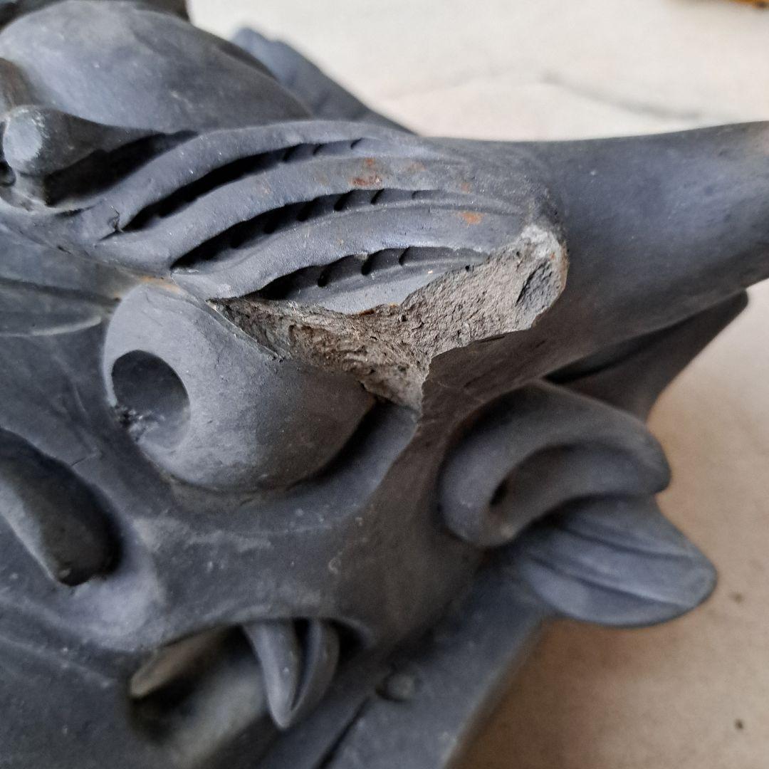 鬼瓦　魔よけ　年代物