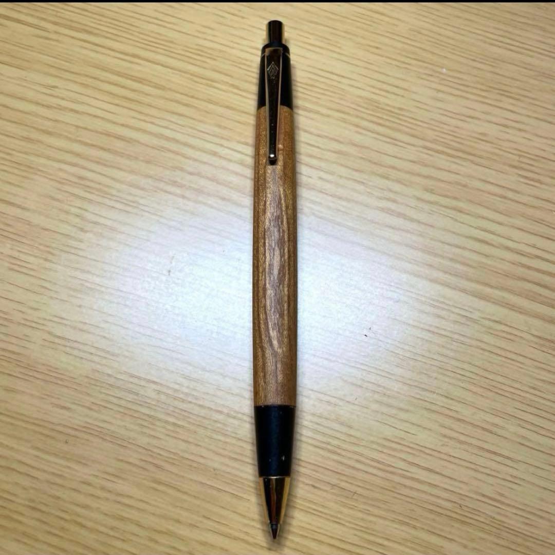 野原工芸　欅　シャープペンシル　激レア‼️旧型可動式口金＋新型SANZOクリップ