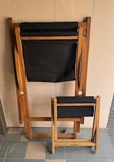  BOTANIA　折りたたみ　デッキチェア　フットレスト