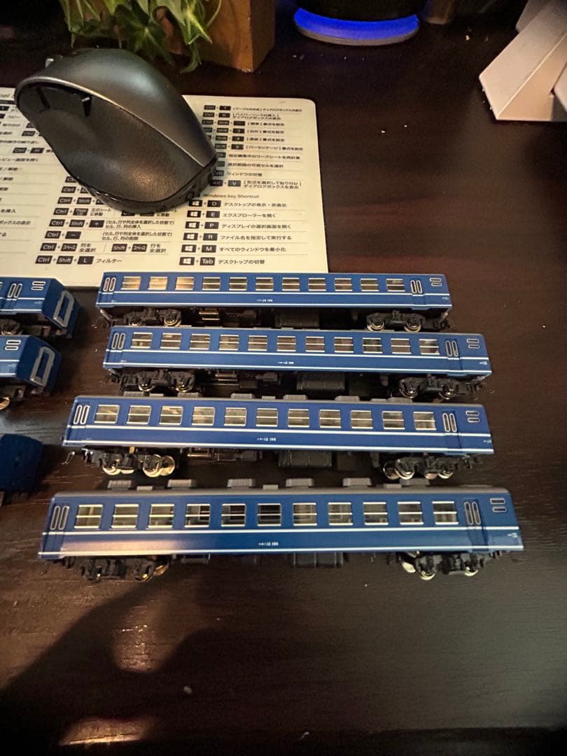 KATO12系客車AND TOMIX機関車セット9両ジャンク