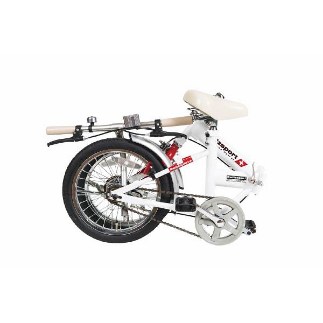 Switzsport 折りたたみ自転車 ホワイト