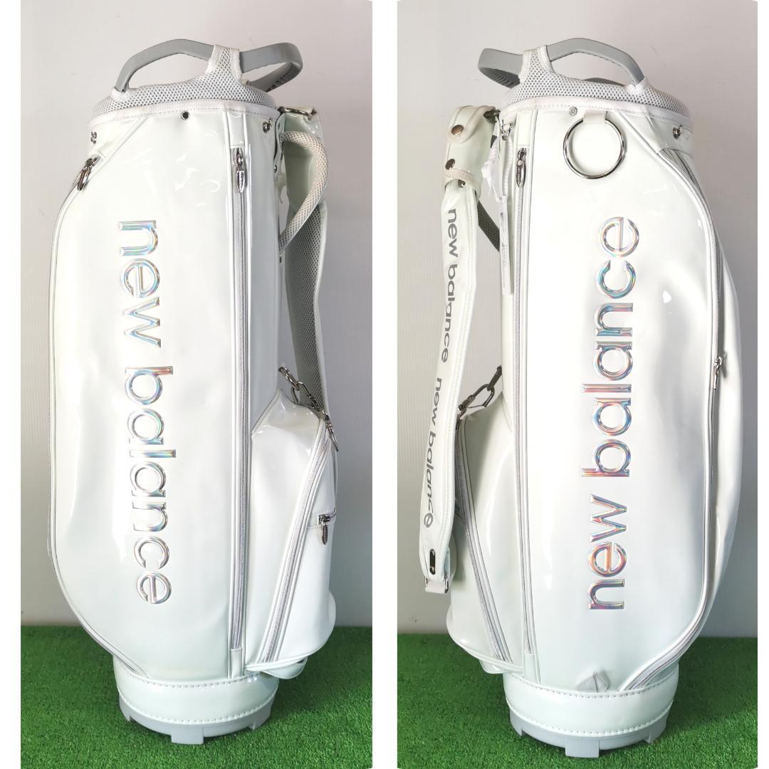 New Balance ニューバランス ゴルフキャディバッグ エナメル ホワイト