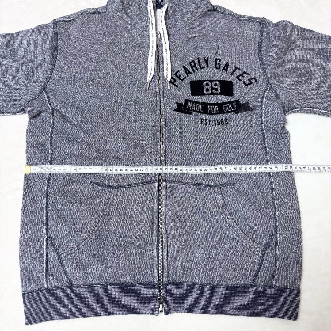 【美品】PEARLY GATES パーリーゲイツ　フルジップパーカー　サイズ5