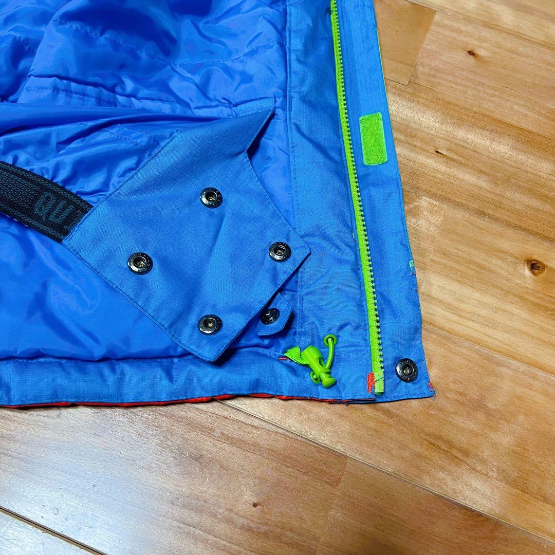 美品スキーウェア150 QUIKSILVER 上下セット デザインかっこいい