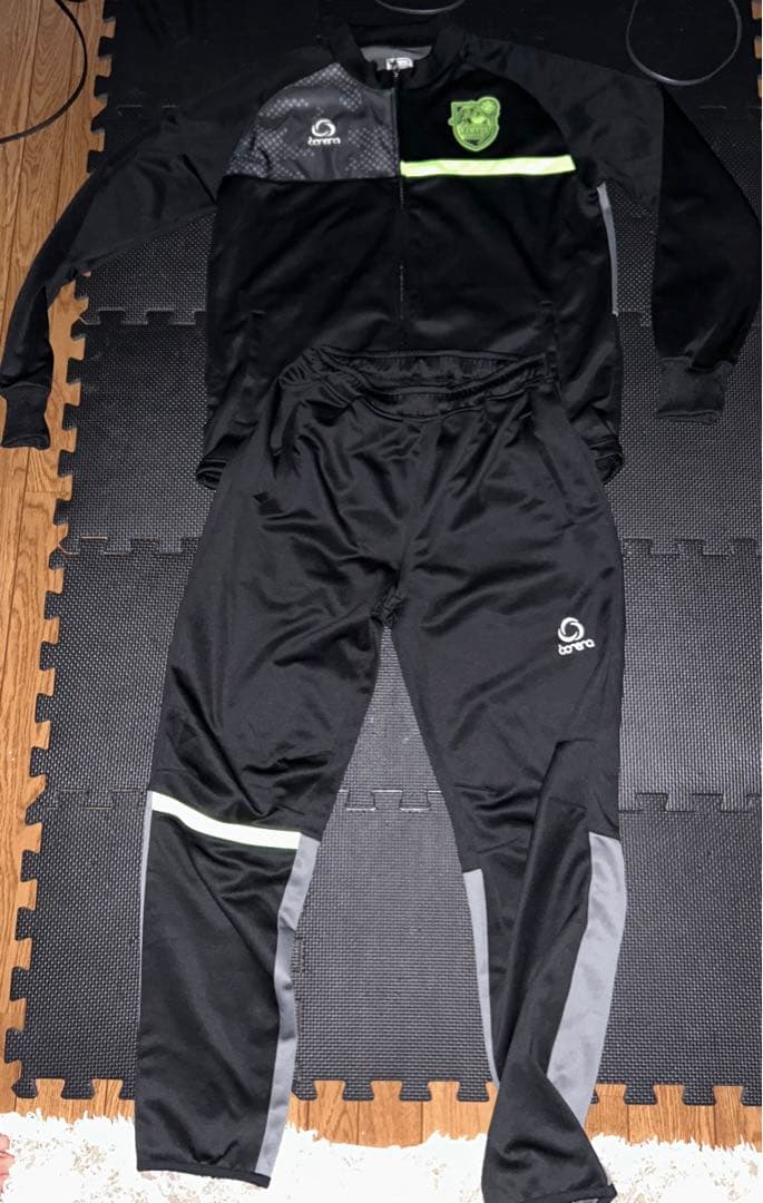 青森山田サッカー部選手支給トレーニングウェア上下