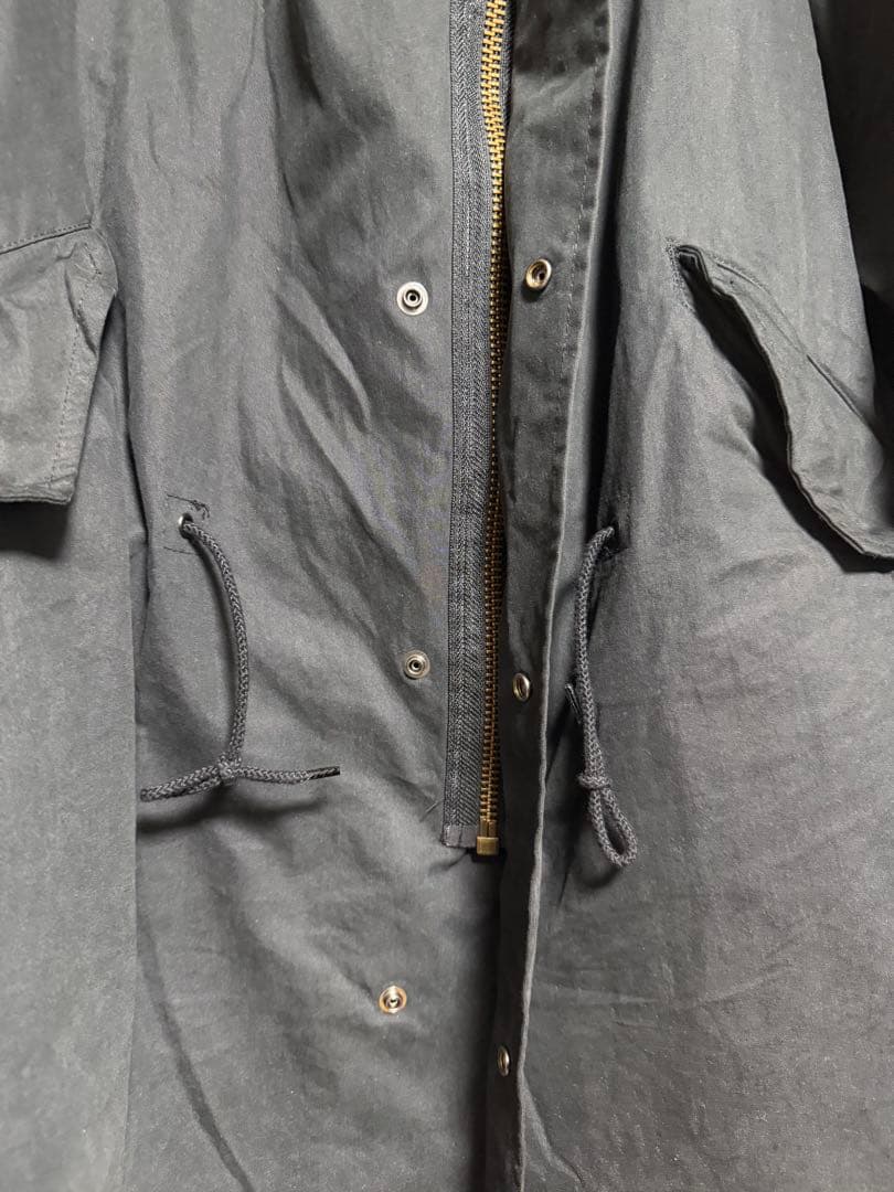 ビッグシルエット M-65 ライナー付　モッズコート　ブラック