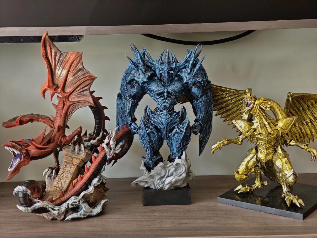 遊☆戯☆王 さんげんしん リペイント フィギュア 3体