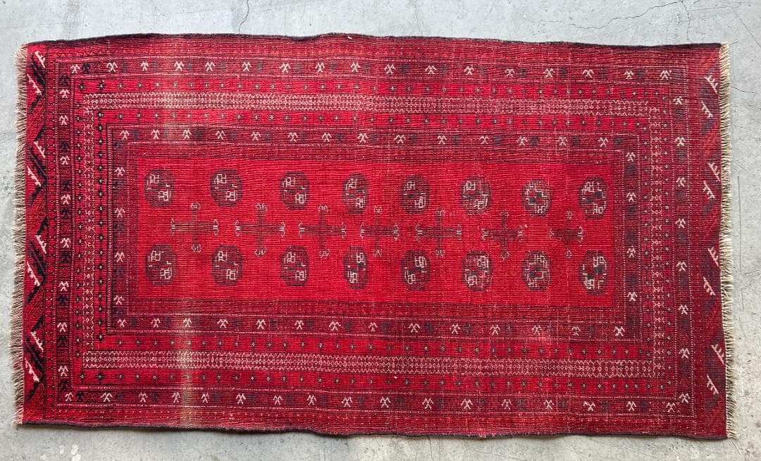 専用　2点セット【60's Vintage rug】188×102cm