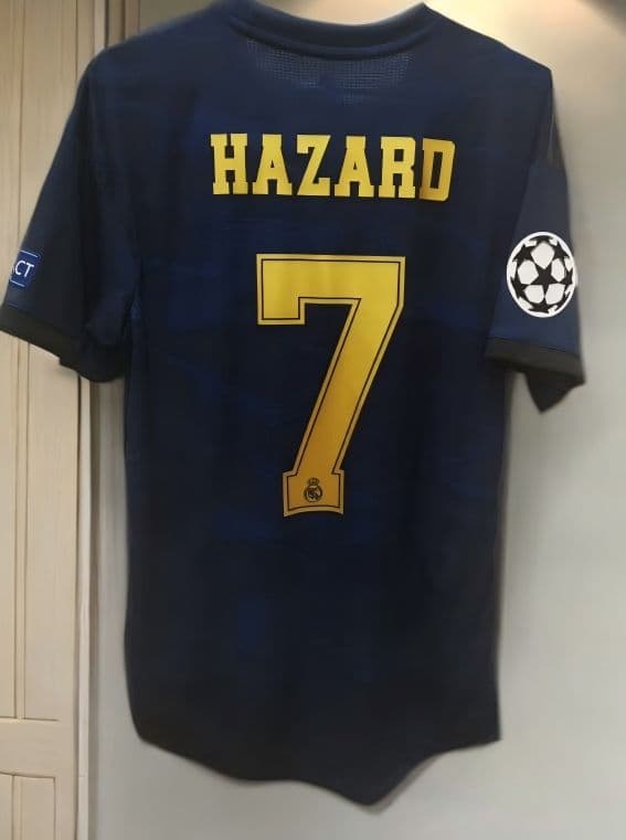 19-20 レアル・マドリード HAZARD 背番号7 半袖 シャツ