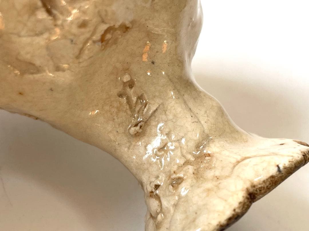 骨董　アンティーク　手捻り　盃　馬上杯　煎茶道具　蓮月焼　ミニチュア　大田垣蓮月