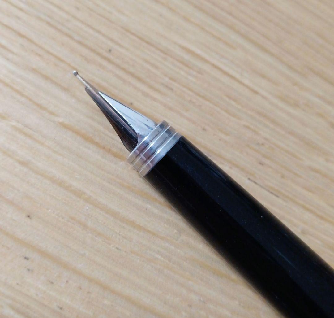 希少　プラチナ万年筆　両面ニブ　特殊ニブ　ショート　黒　中字　PLATINUM