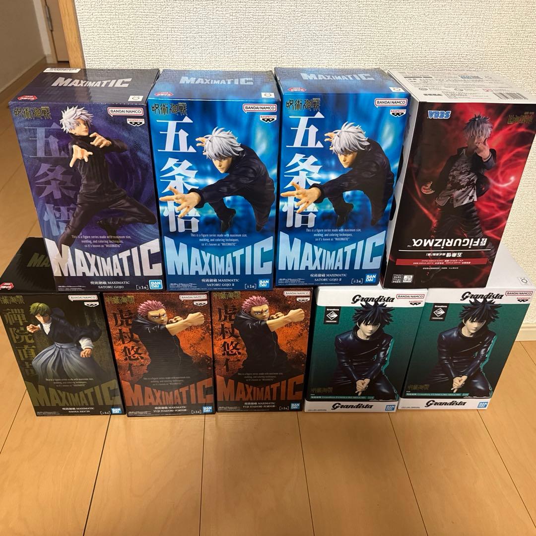 呪術廻戦フィギュア グランディスタ マキシマティック セット売り‼️