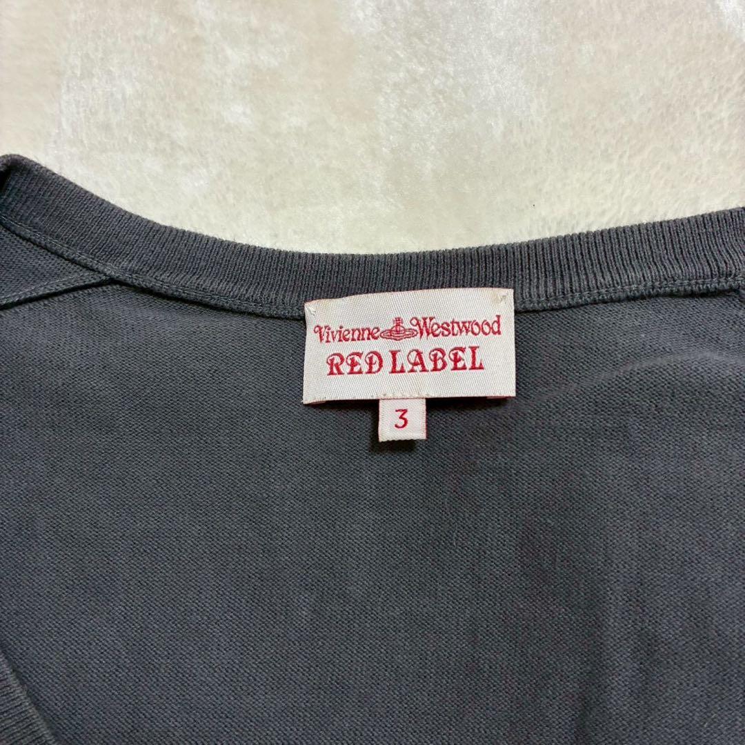 ヴィヴィアンウエストウッド レッドレーベル　オーブ刺繍　カーディガン　サイズ3