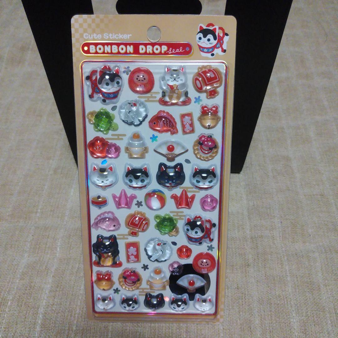 ボンボンドロップシール　BONBON DROP シール 12シート　和柄　新作