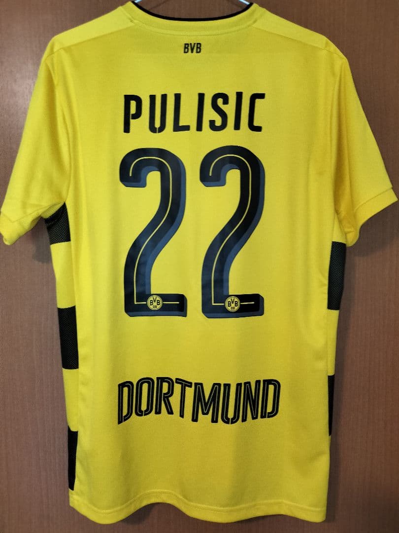 ドルトムント 17/18 ホーム ユニフォーム #22 プリシッチ Lサイズ