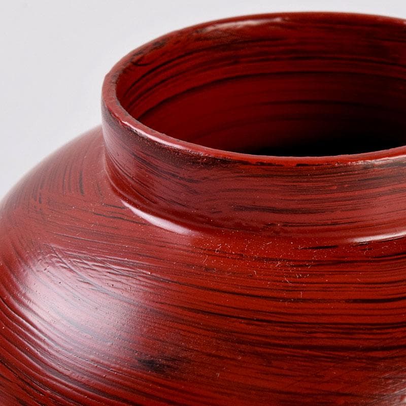 茶道具　根来塗　夏目陽介作　薬器　共箱　V　8479