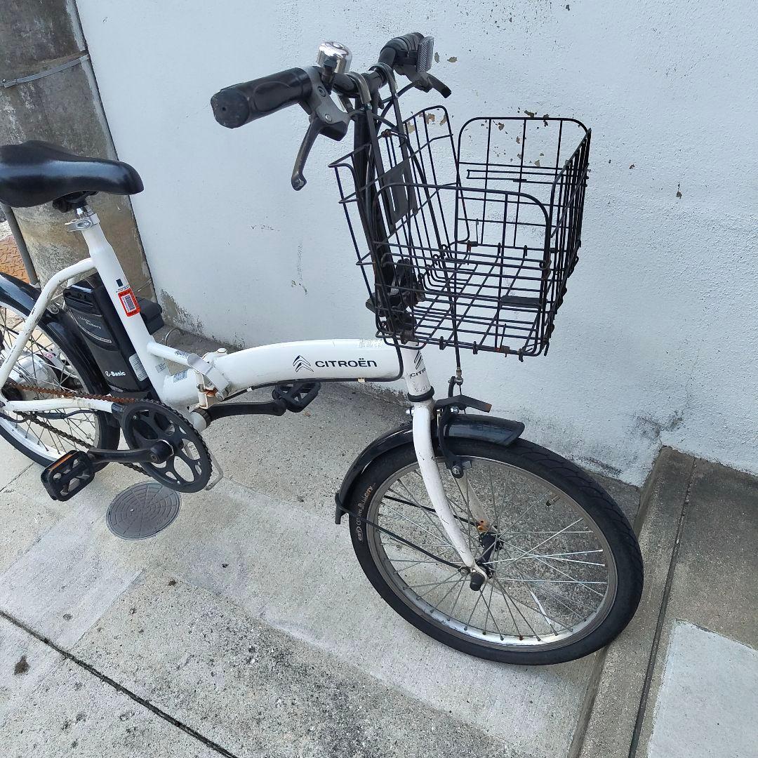 CITROENシトロエン折り畳み電動アシスト自転車 20インチ　ジャンク