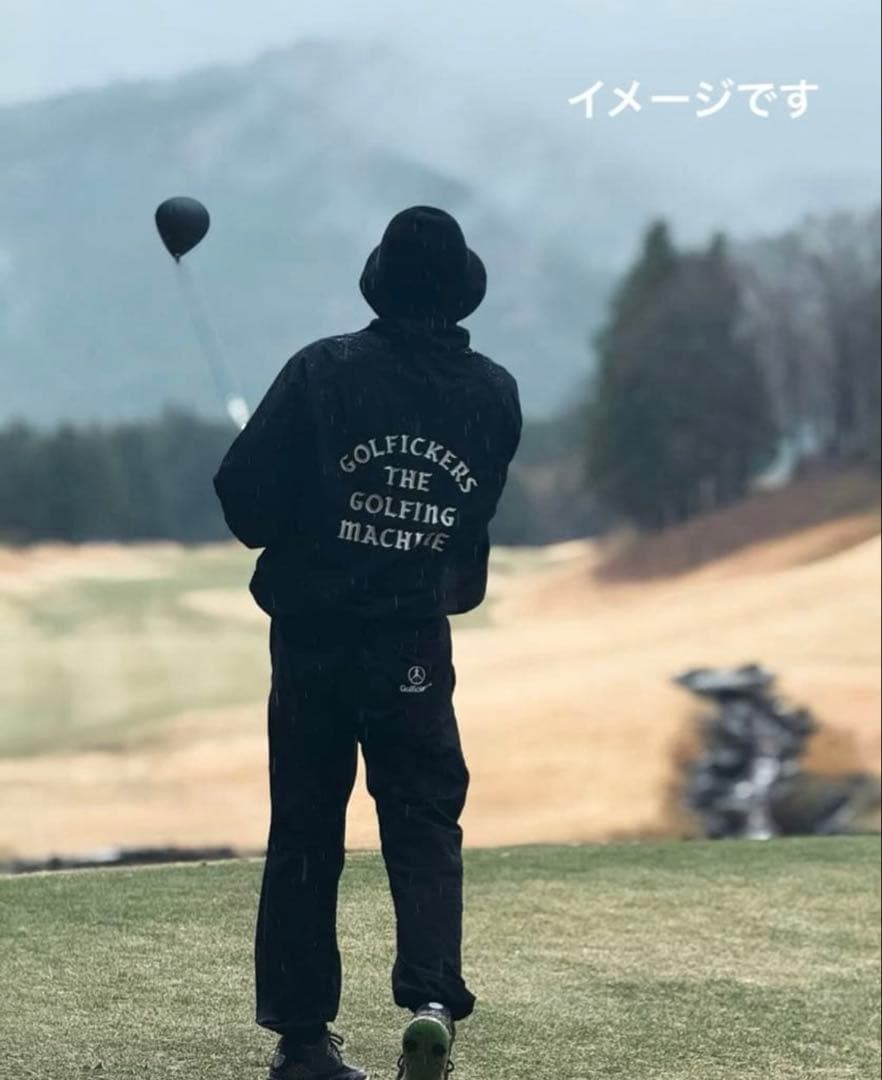ゴルフィッカーズ　golfickers セットアップ　ブラックLサイズ