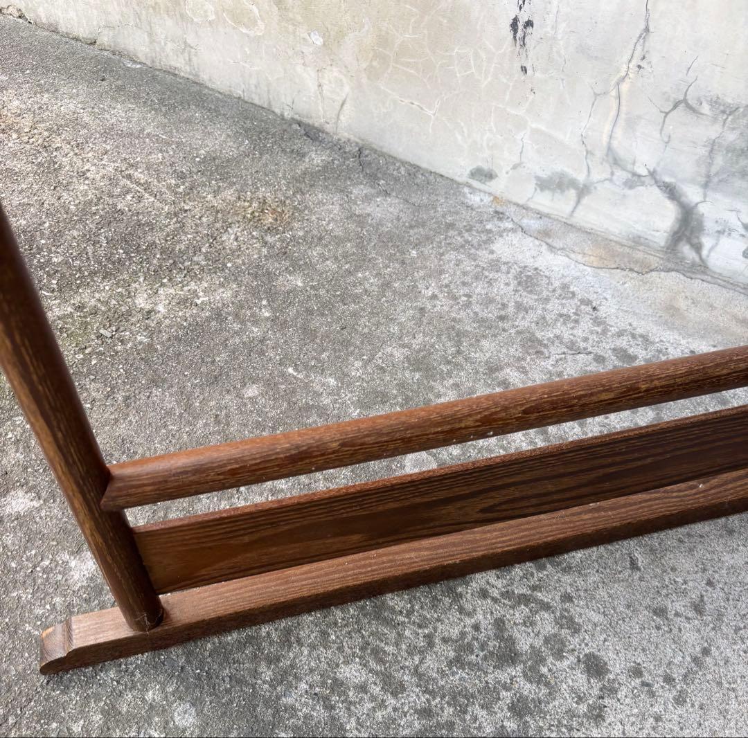 木製 衣桁 いこう 静岡特産高級家具 ヴィンテージ