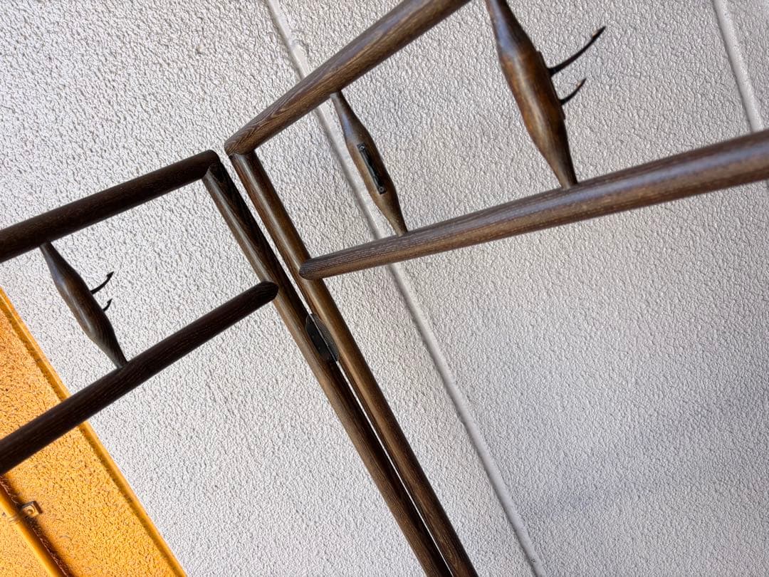 木製 衣桁 いこう 静岡特産高級家具 ヴィンテージ