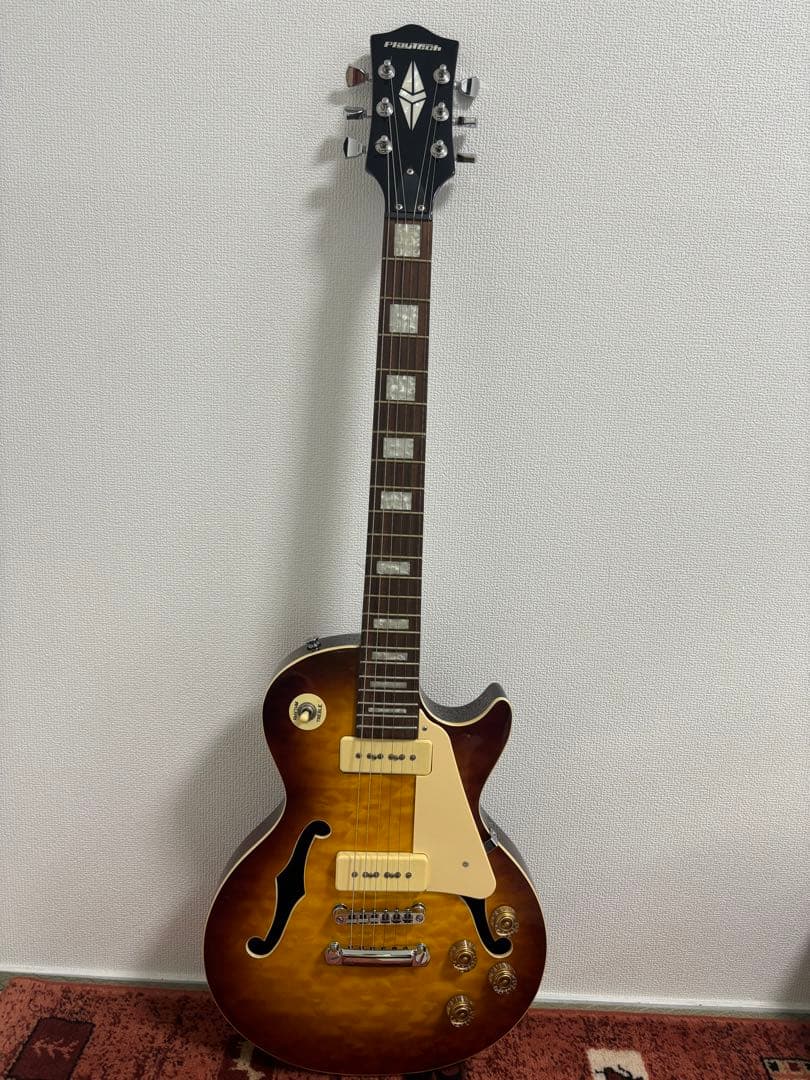 PlayTech LP-500 Premium F-Hole エレキギター