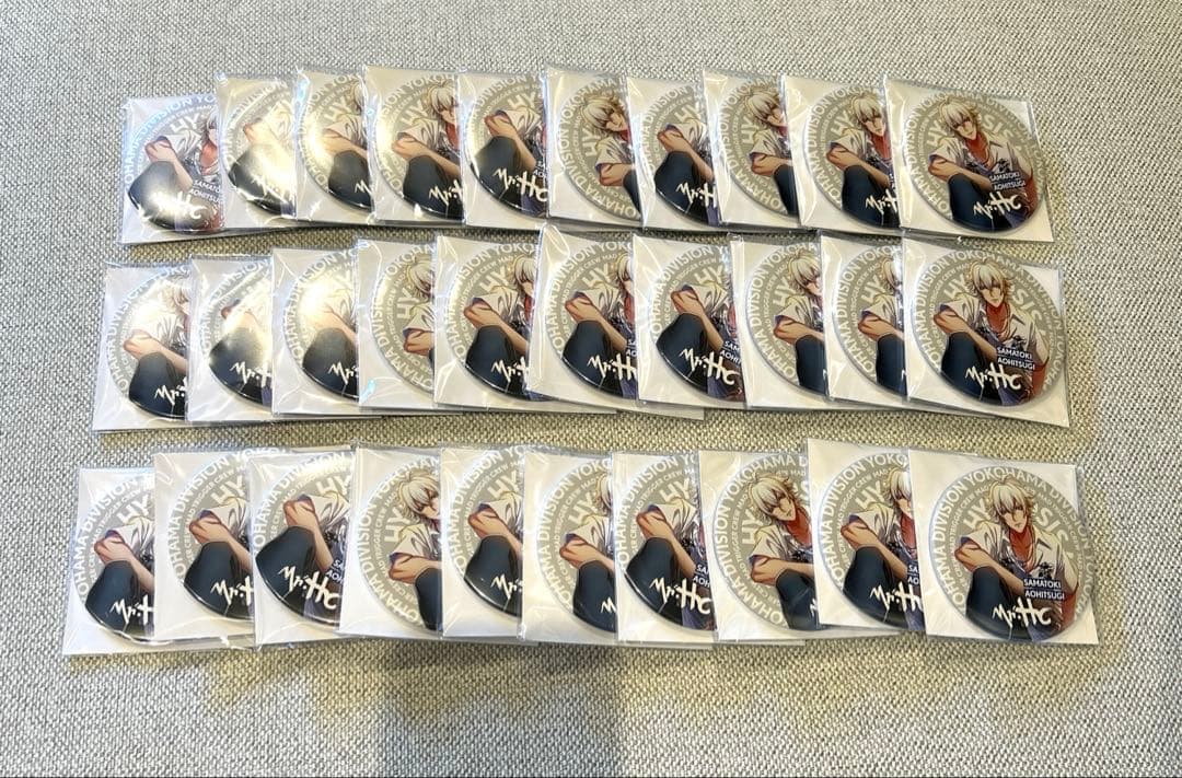 ヒプマイ 30点　3DCG LIVE HYPED UP 01 缶バッジ 左馬刻