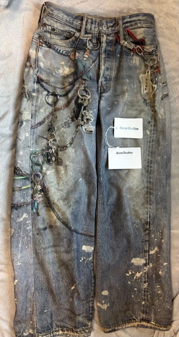 Acne studios LOOSE FIT TROUSERS トロンプユイル