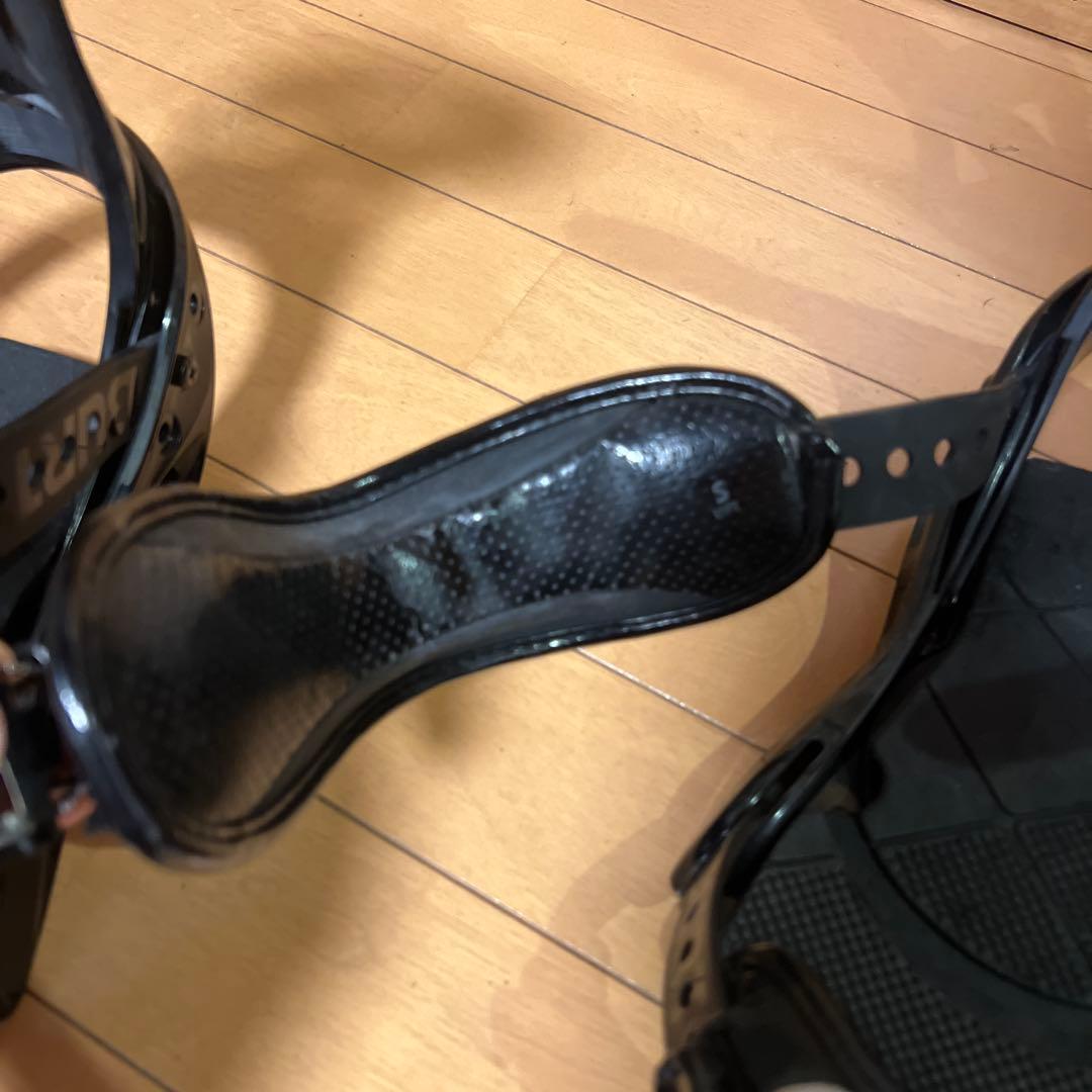 即発送いたします。CUSTOM スノーボード ビンディング ブラック S