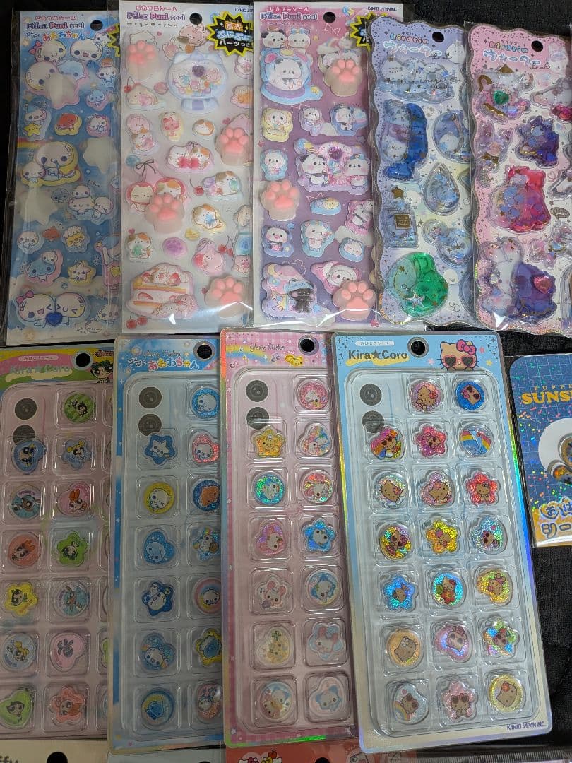 ✾24時間以内発送✾うるちゅるシール、プチドロップシール他シール計58枚
