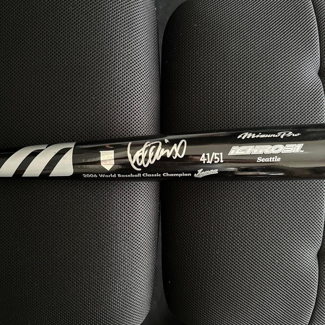 Mizuno Pro 2006 WBC 41/51 イチロー直筆サイン入り