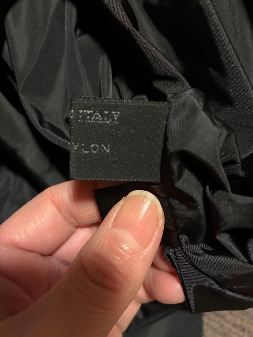 PRADA ブラック ナイロンコート