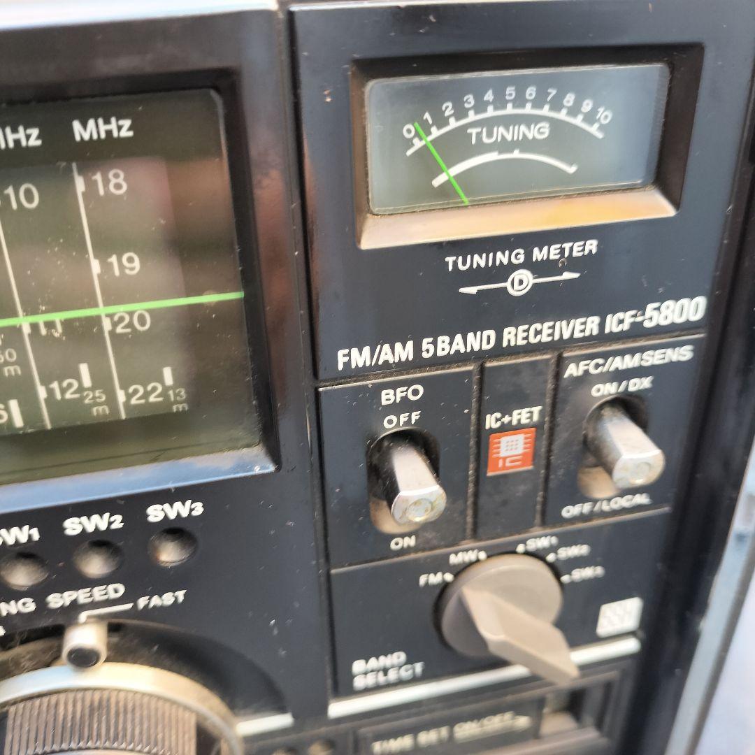 SONY ICF-5800 FM/AM 5BAND スカイセンサー ソニー