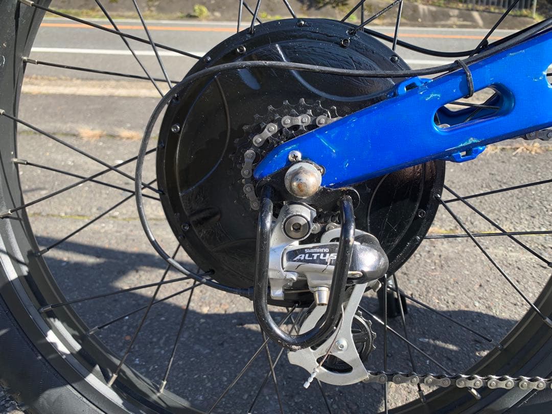 【 動作確認済】送料無料ディスク式MTB電動自転車新しいバッテリー48V12Ah