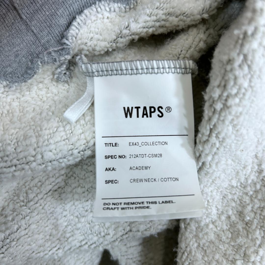 トップス 21AW WTAPS ACADEMY CREW NECK GRAY DSPLN