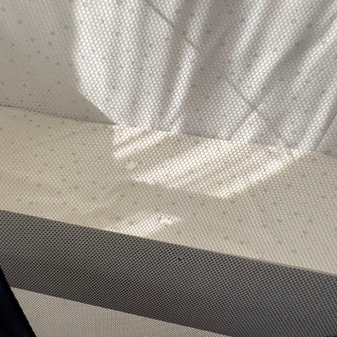 【yuka】HZDMJ折りたたみベビーベッド ネイビー