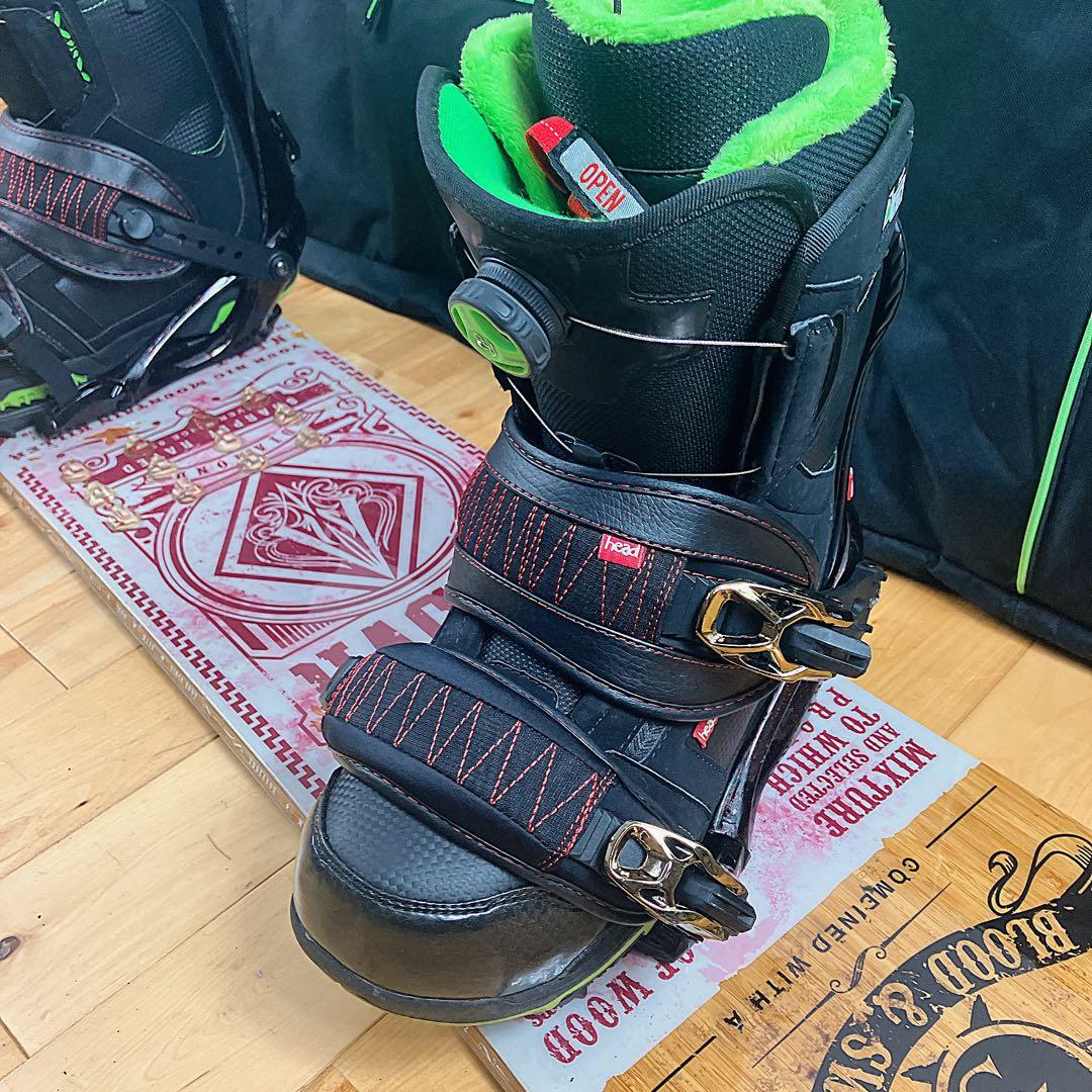 エンデバー　ネクス　スノーボード159cm × HEAD BOA 28.5㎝