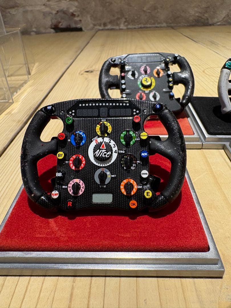 訳ありアマルガム1/4 F1ステアリング4台セット