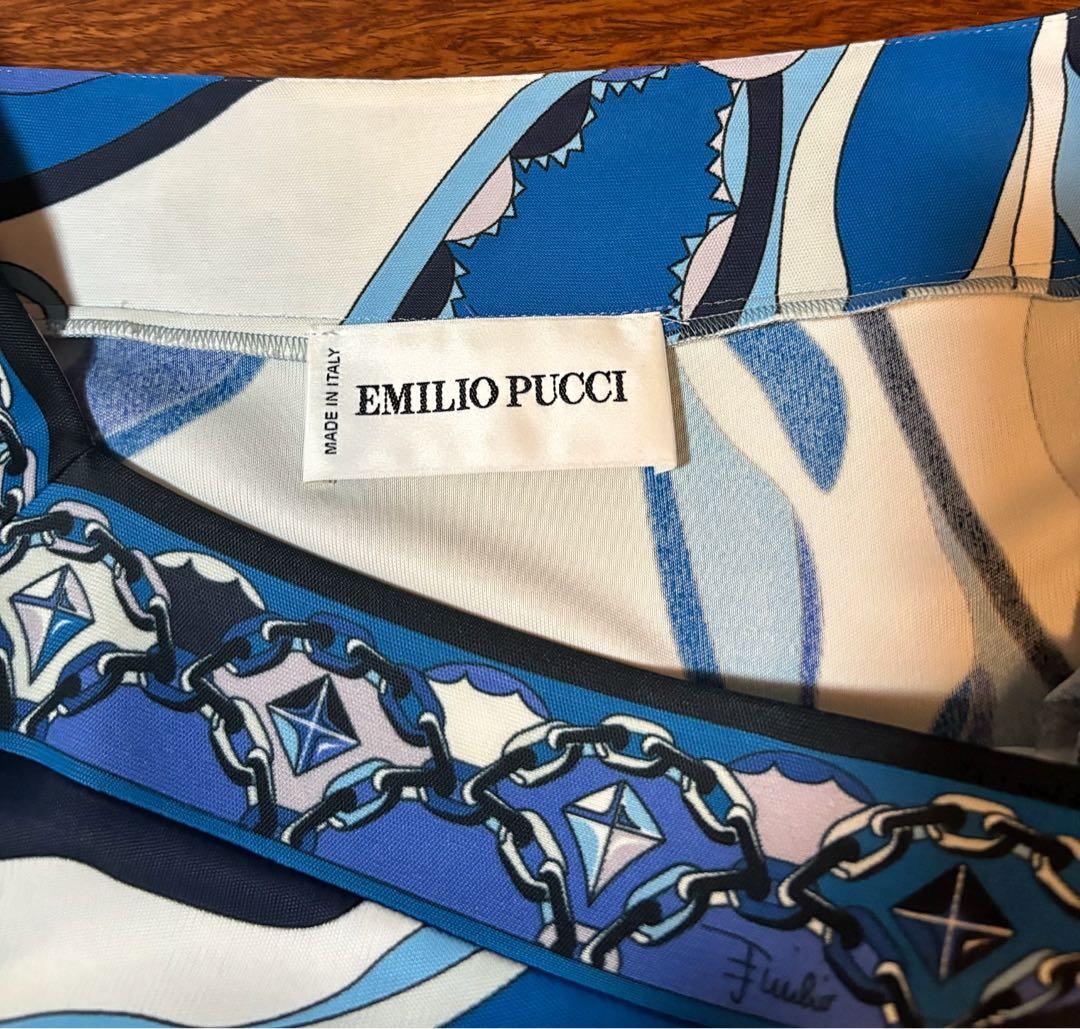 エミリオプッチ ワンピース ブルー